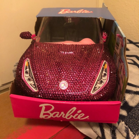 Pink Bling'd Barbie Convertible Car Gift Set - Picture 4 of 5